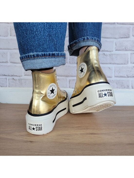 ⭐Converse Chuck Taylor Lift Double Stack Gold Sz 8.5 Mens Shoes Sneakers A15164C main image 7